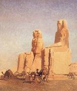 Jean Leon Gerome The Colossi of Thebes Memnon and Sesostris oil